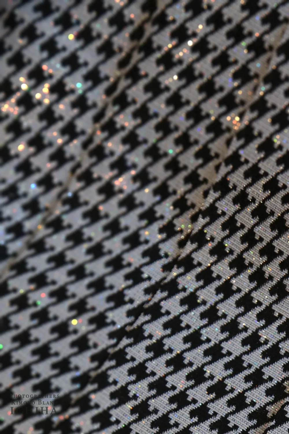 グリッター入りの千鳥柄がとってもおしゃれ！